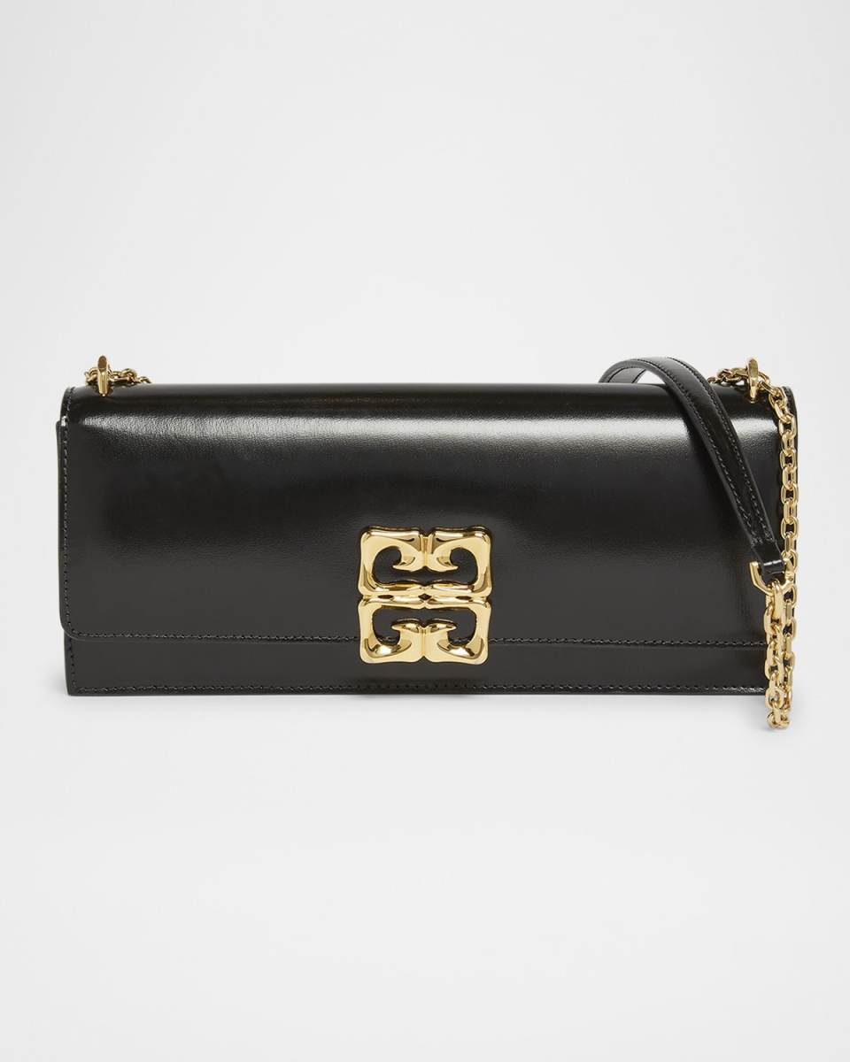 4G Liquid Small Chain Shoulder Bag in Leather